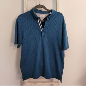 AdiPure by Adidas Medium Printed short sleeve polo